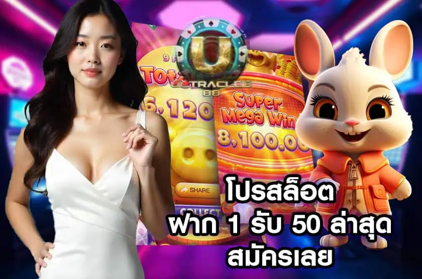 โปรสล็อตฝาก 1 รับ 50 ล่าสุด